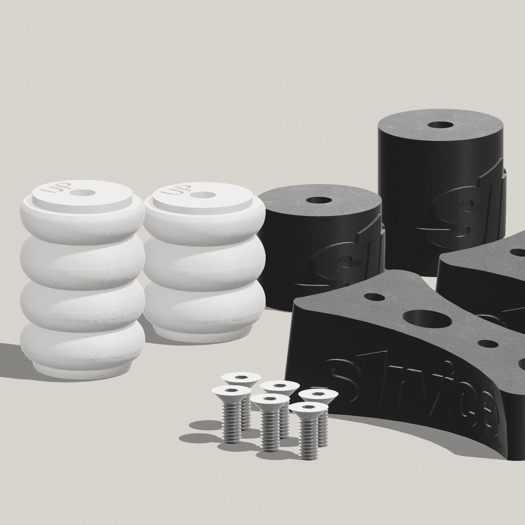 Moza SR-P Load Cell Brake Elastomer Kit: Firmer Braking & Shorter Travel + Pedal Tilt Spacers improves overall feel! Moza SR-P Load Cell Brake Elastomer Kit: Firmer Braking & Shorter Travel + Pedal Tilt Spacers improves overall feel! - Image 2